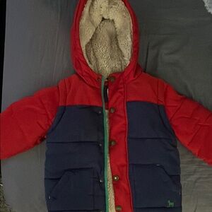 Baby Boden Red and Navy Jacket